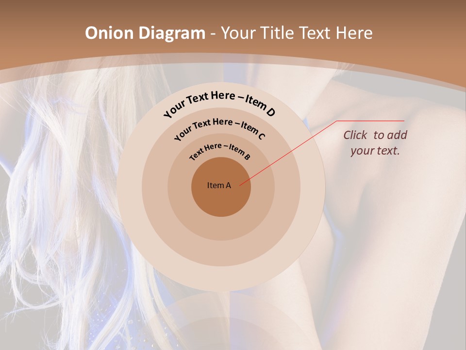 Beautiful Female Tender PowerPoint Template