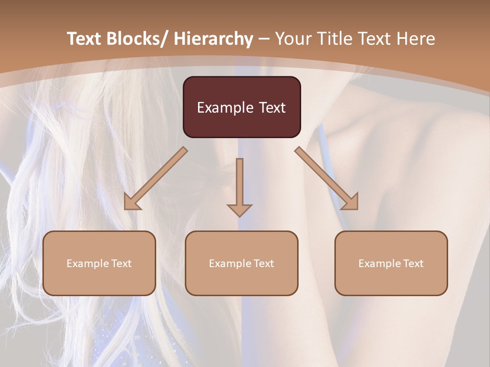 Beautiful Female Tender PowerPoint Template