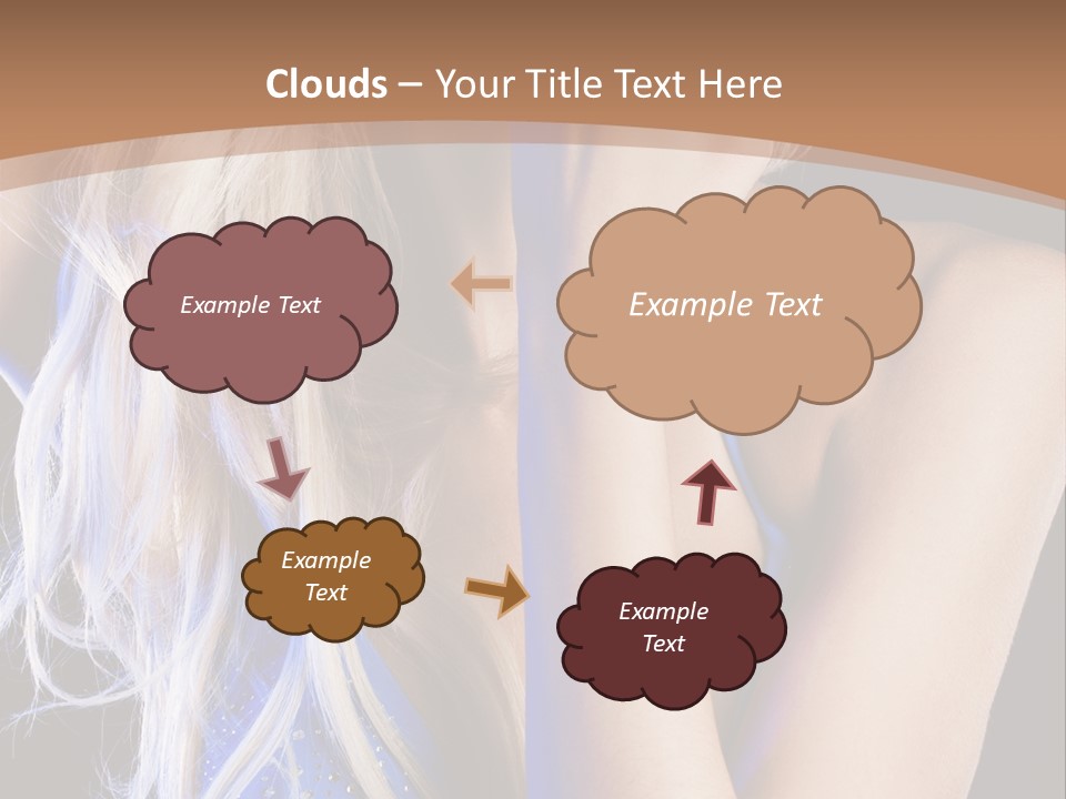 Beautiful Female Tender PowerPoint Template