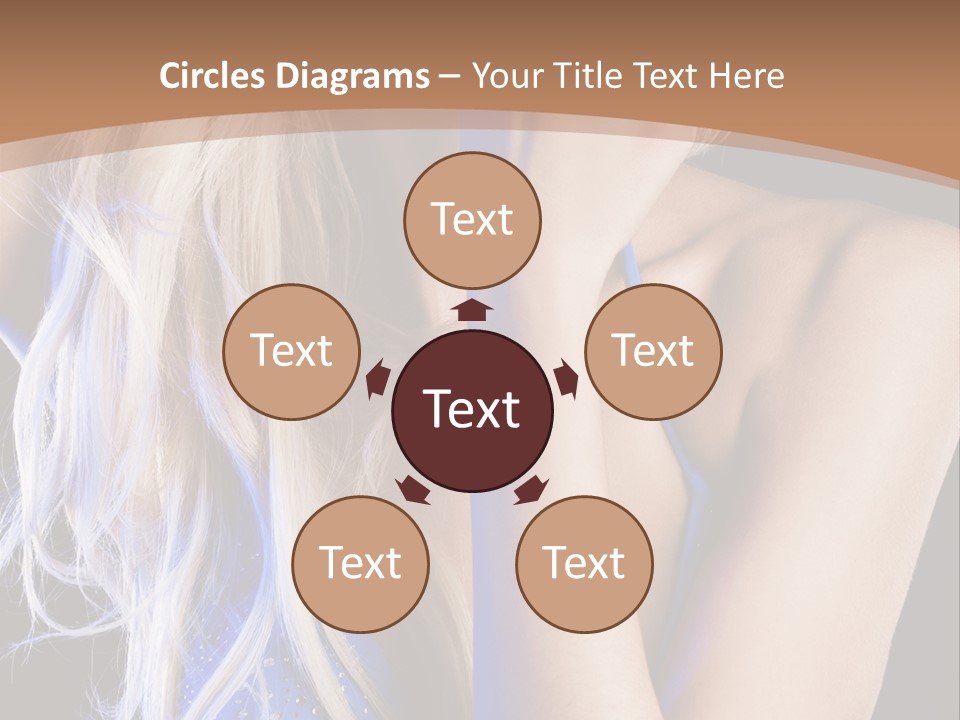 Beautiful Female Tender PowerPoint Template