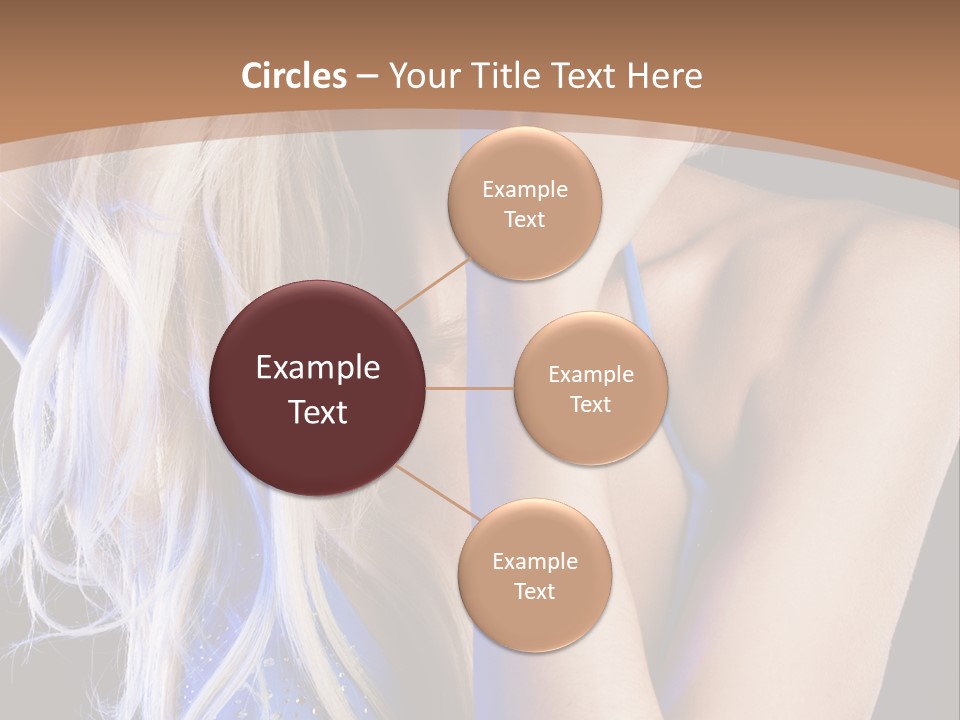 Beautiful Female Tender PowerPoint Template