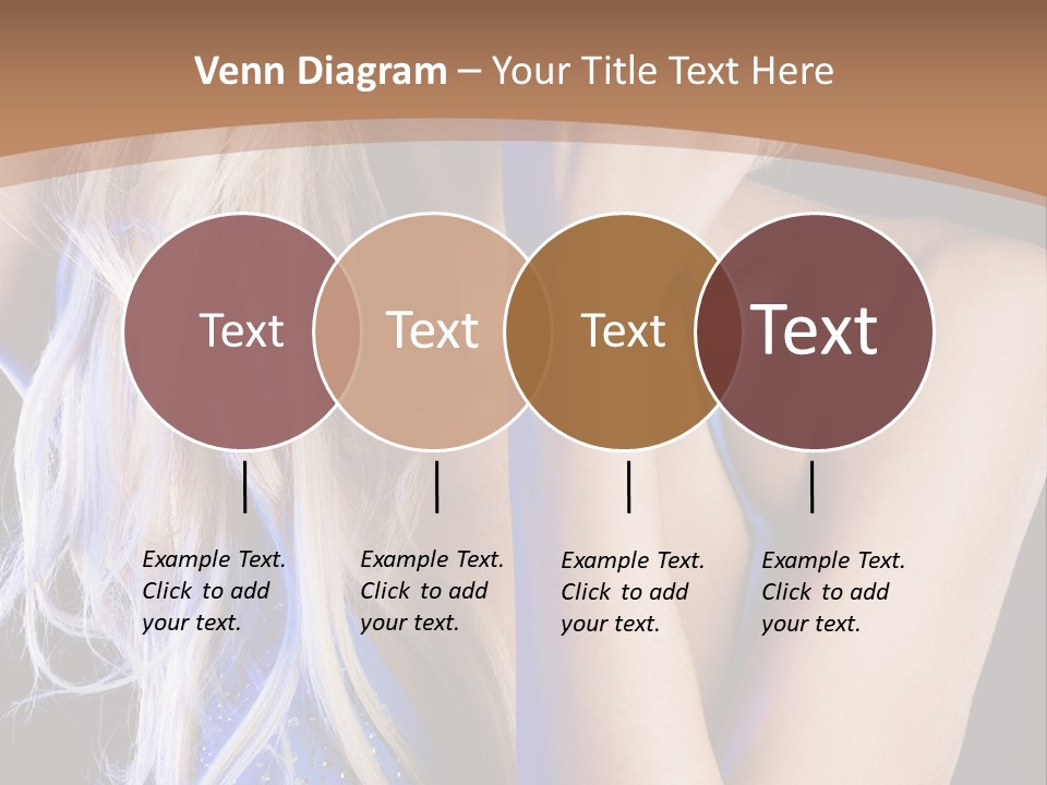 Beautiful Female Tender PowerPoint Template