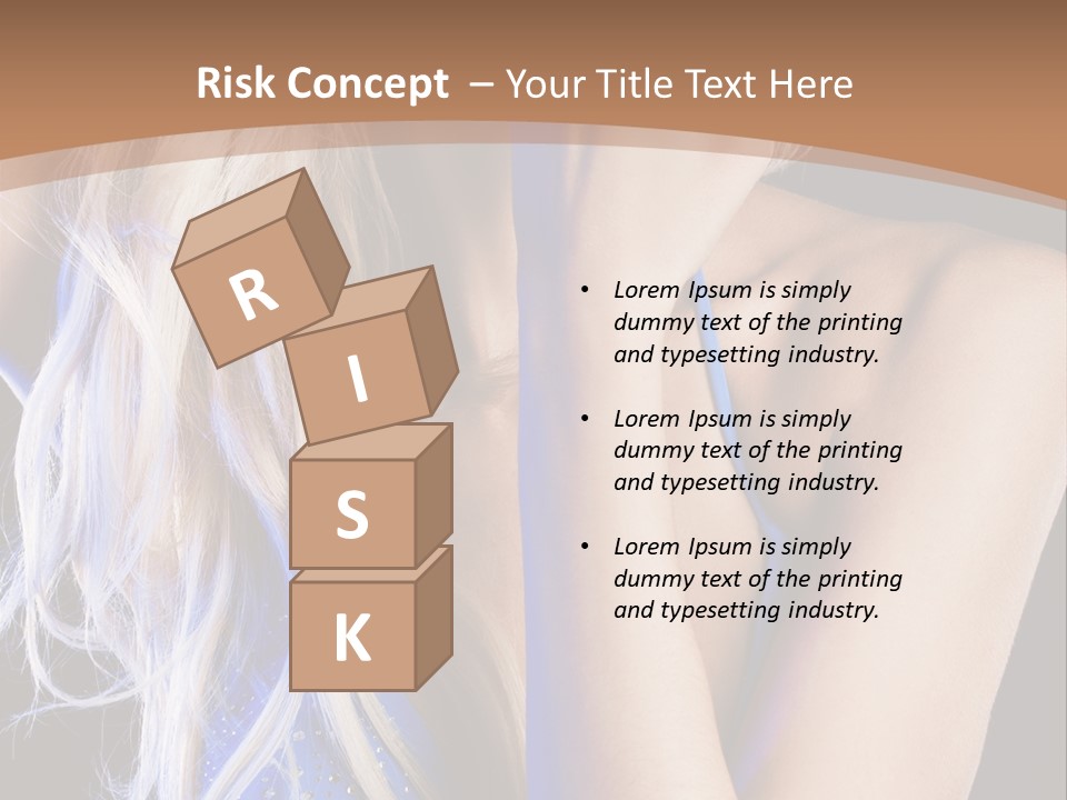 Beautiful Female Tender PowerPoint Template