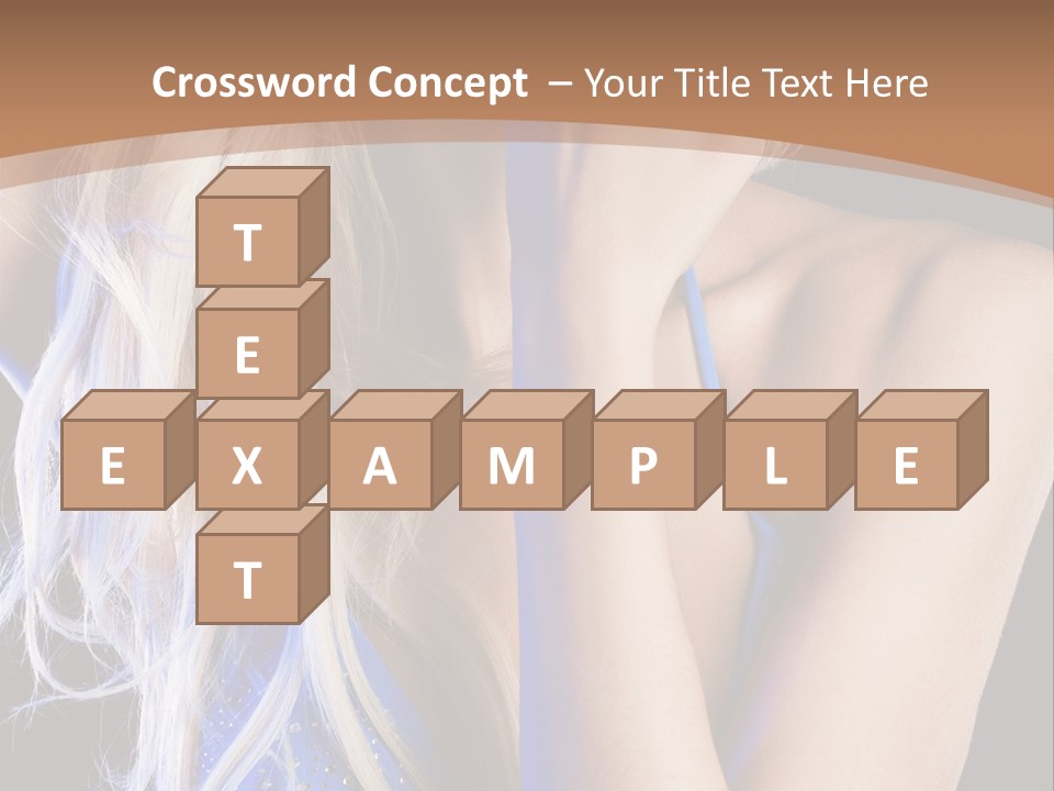 Beautiful Female Tender PowerPoint Template