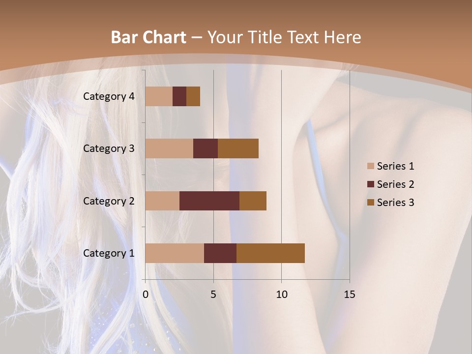 Beautiful Female Tender PowerPoint Template