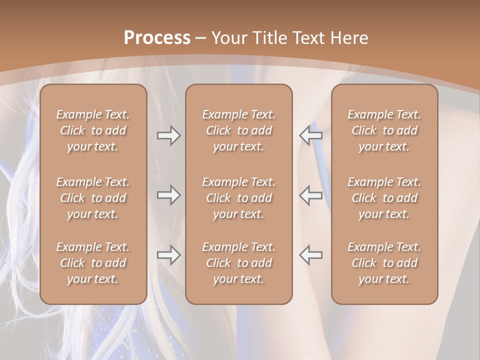 Beautiful Female Tender PowerPoint Template