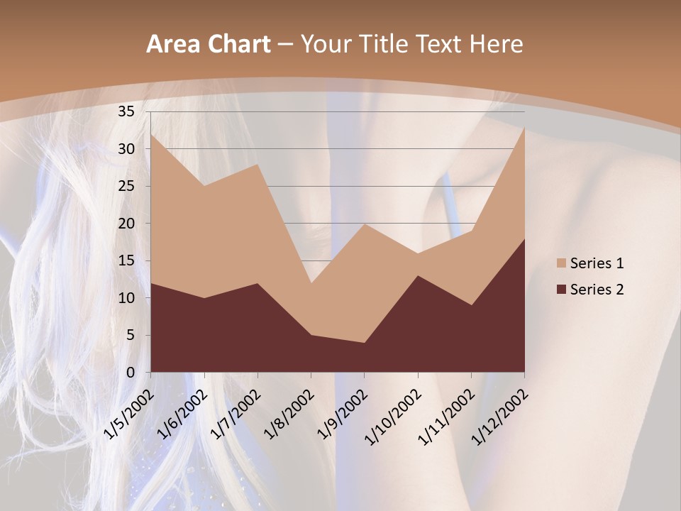 Beautiful Female Tender PowerPoint Template