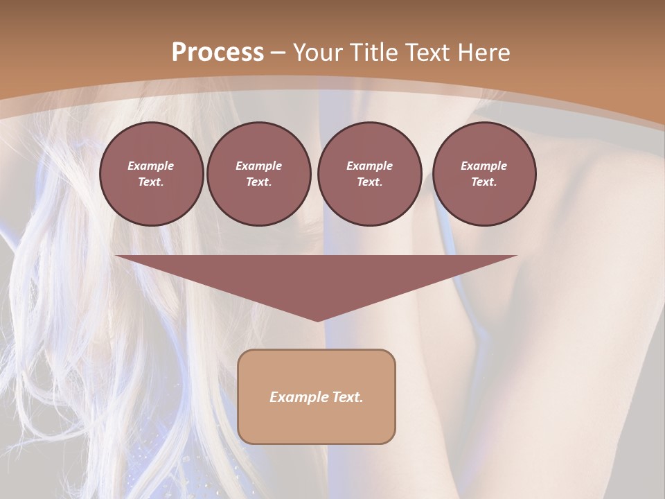 Beautiful Female Tender PowerPoint Template
