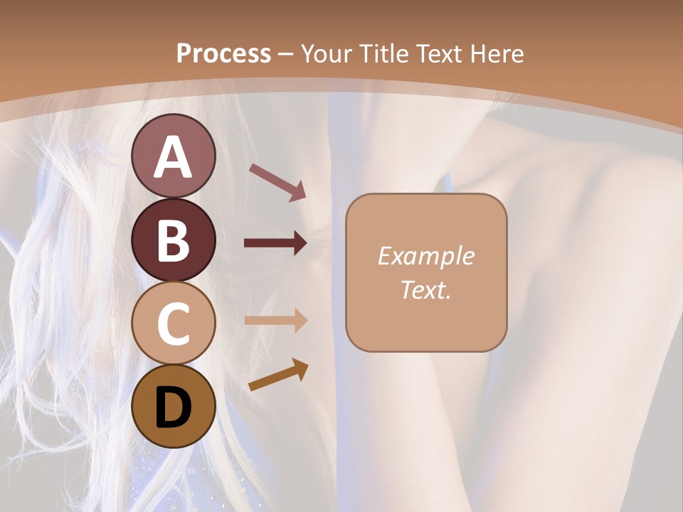 Beautiful Female Tender PowerPoint Template