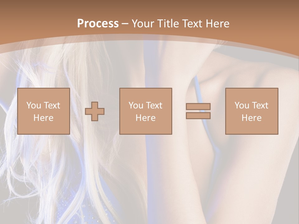 Beautiful Female Tender PowerPoint Template