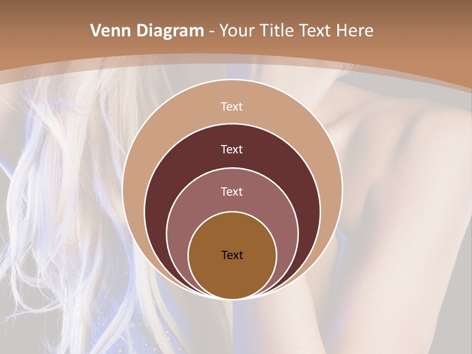 Beautiful Female Tender PowerPoint Template