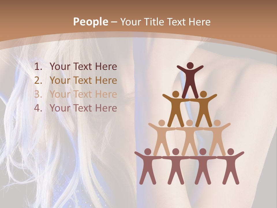 Beautiful Female Tender PowerPoint Template