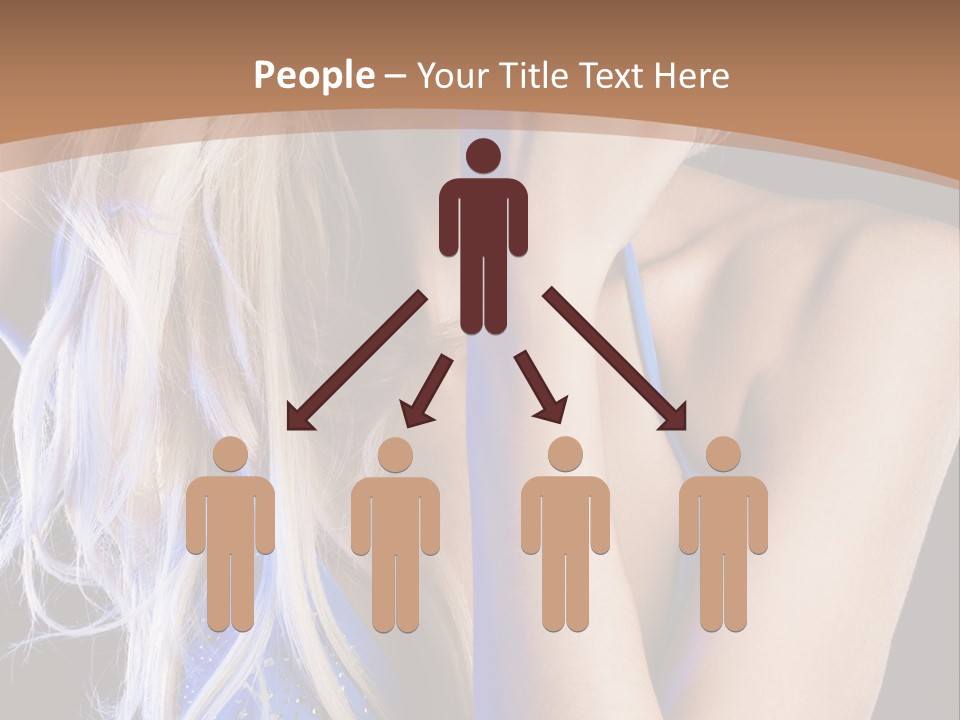 Beautiful Female Tender PowerPoint Template