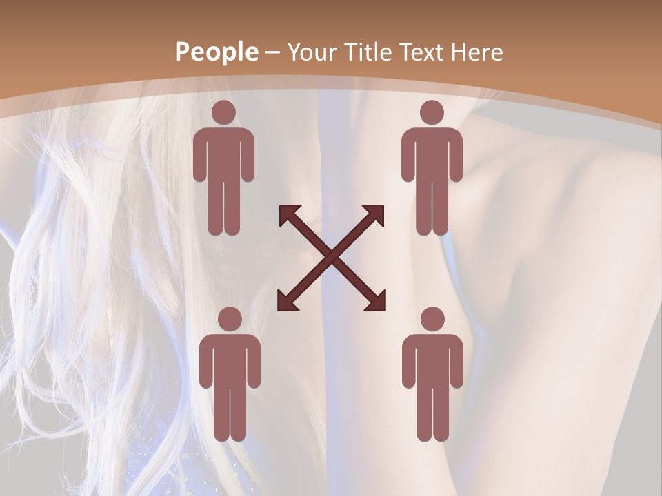 Beautiful Female Tender PowerPoint Template