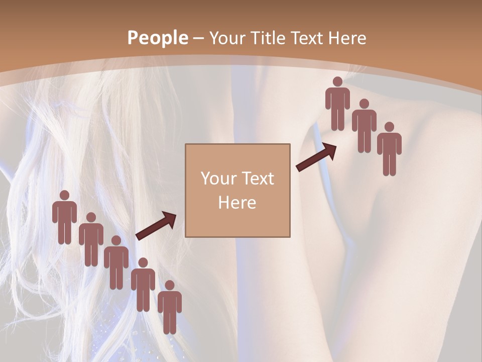 Beautiful Female Tender PowerPoint Template