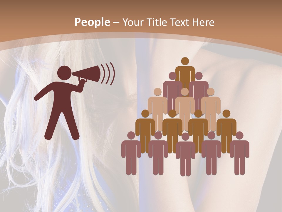 Beautiful Female Tender PowerPoint Template