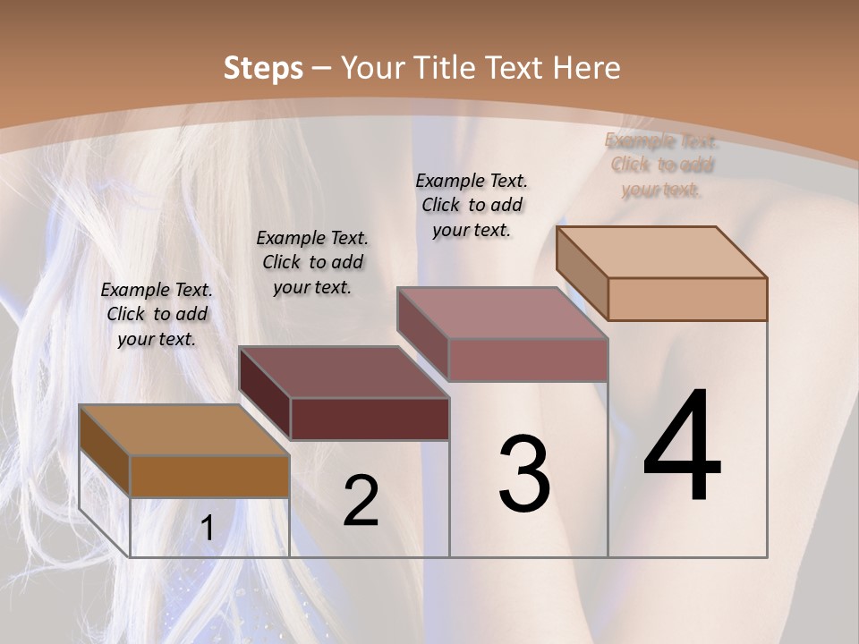 Beautiful Female Tender PowerPoint Template