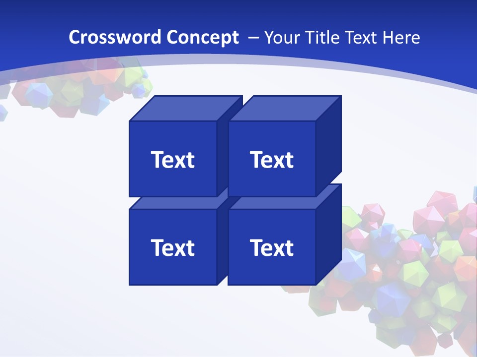 Blue Deep Graphic PowerPoint Template