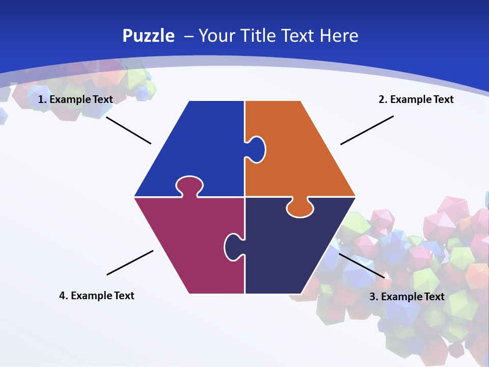 Blue Deep Graphic PowerPoint Template