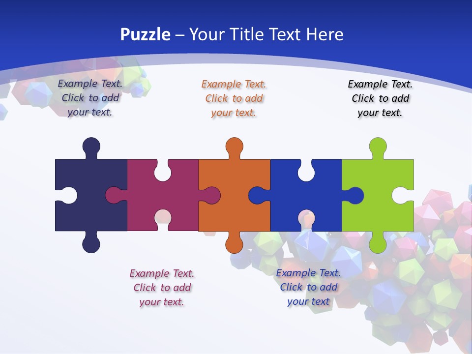 Blue Deep Graphic PowerPoint Template