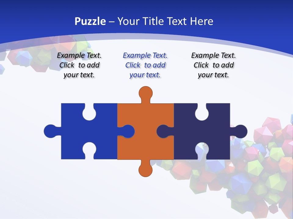 Blue Deep Graphic PowerPoint Template