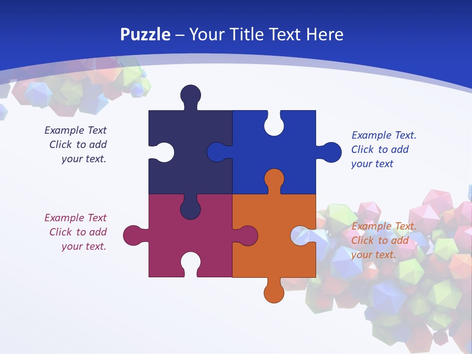 Blue Deep Graphic PowerPoint Template