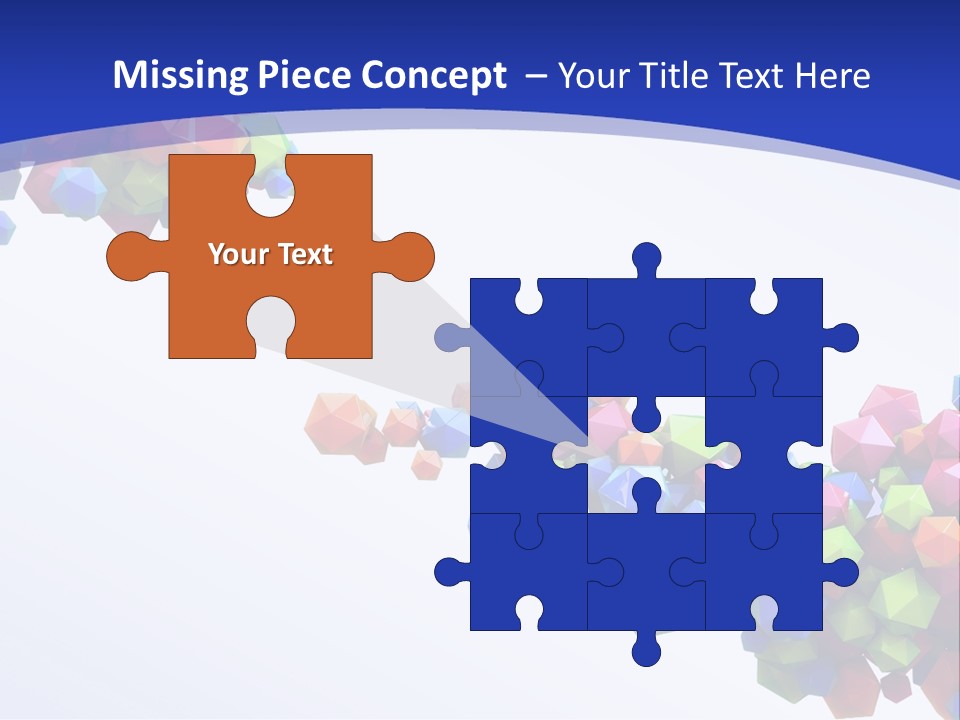 Blue Deep Graphic PowerPoint Template