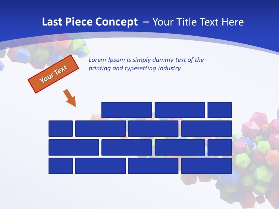 Blue Deep Graphic PowerPoint Template