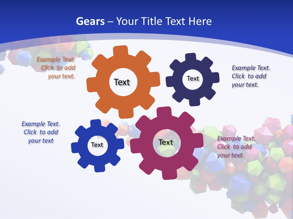 Blue Deep Graphic PowerPoint Template