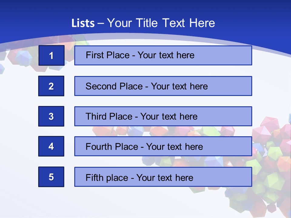 Blue Deep Graphic PowerPoint Template