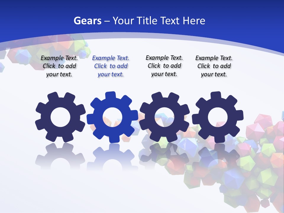 Blue Deep Graphic PowerPoint Template