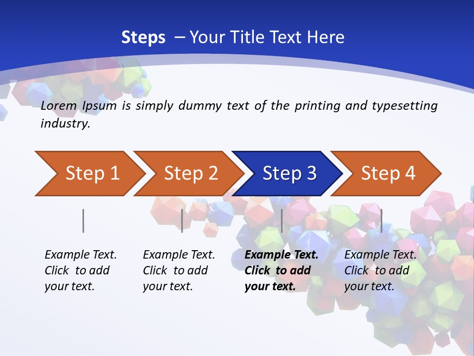 Blue Deep Graphic PowerPoint Template