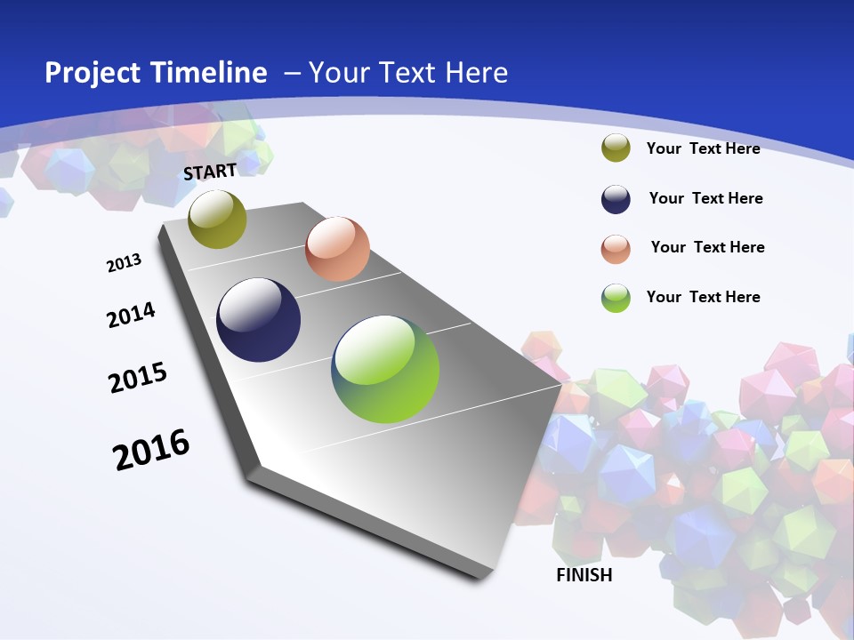 Blue Deep Graphic PowerPoint Template
