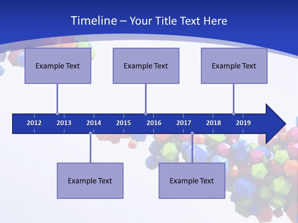 Blue Deep Graphic PowerPoint Template