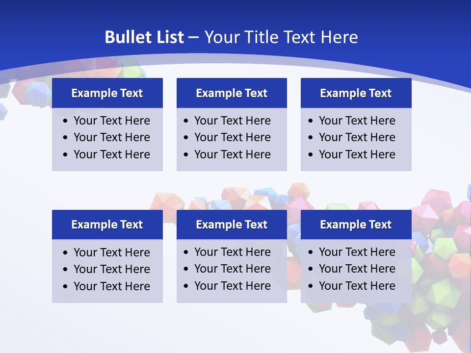 Blue Deep Graphic PowerPoint Template