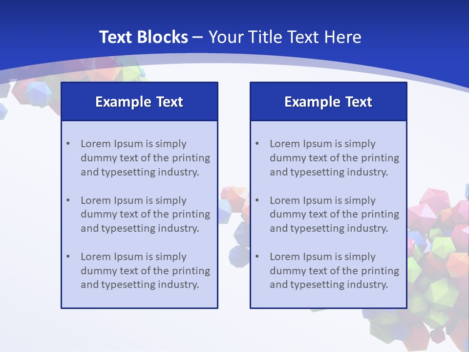 Blue Deep Graphic PowerPoint Template