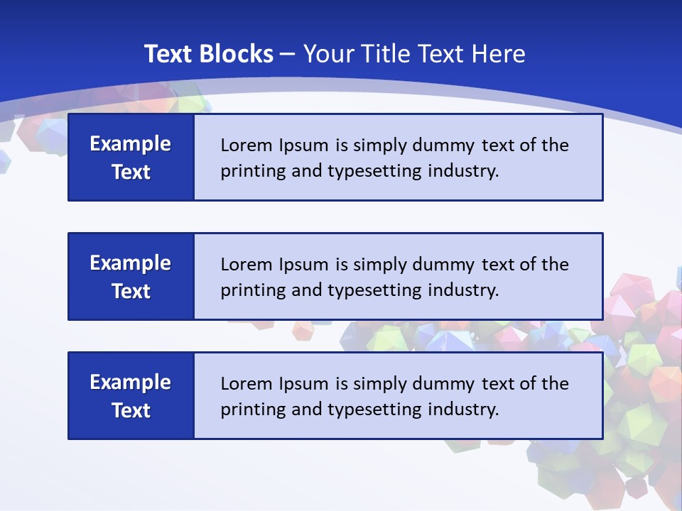 Blue Deep Graphic PowerPoint Template