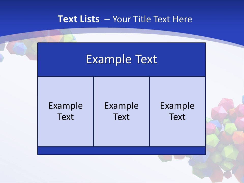 Blue Deep Graphic PowerPoint Template