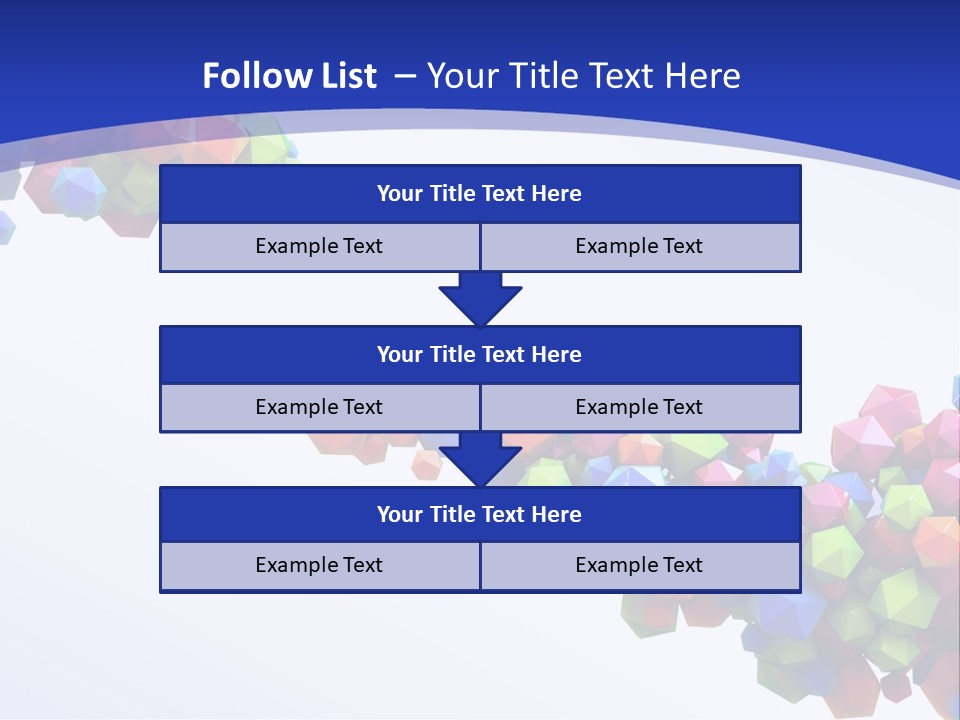 Blue Deep Graphic PowerPoint Template