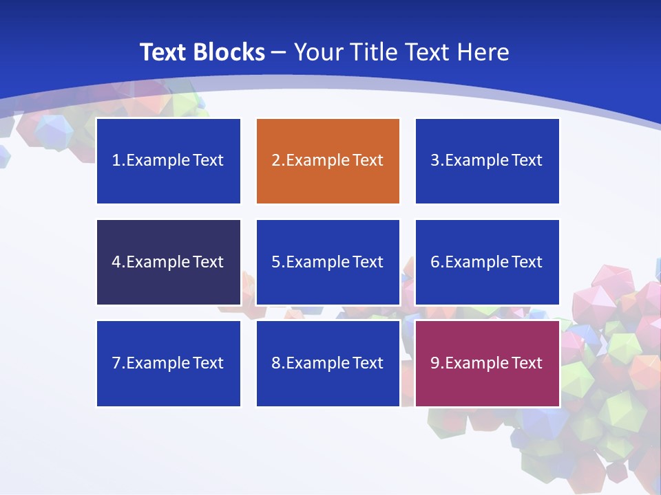 Blue Deep Graphic PowerPoint Template