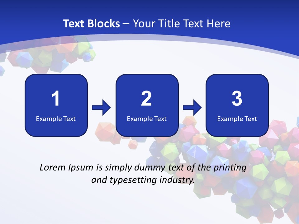 Blue Deep Graphic PowerPoint Template