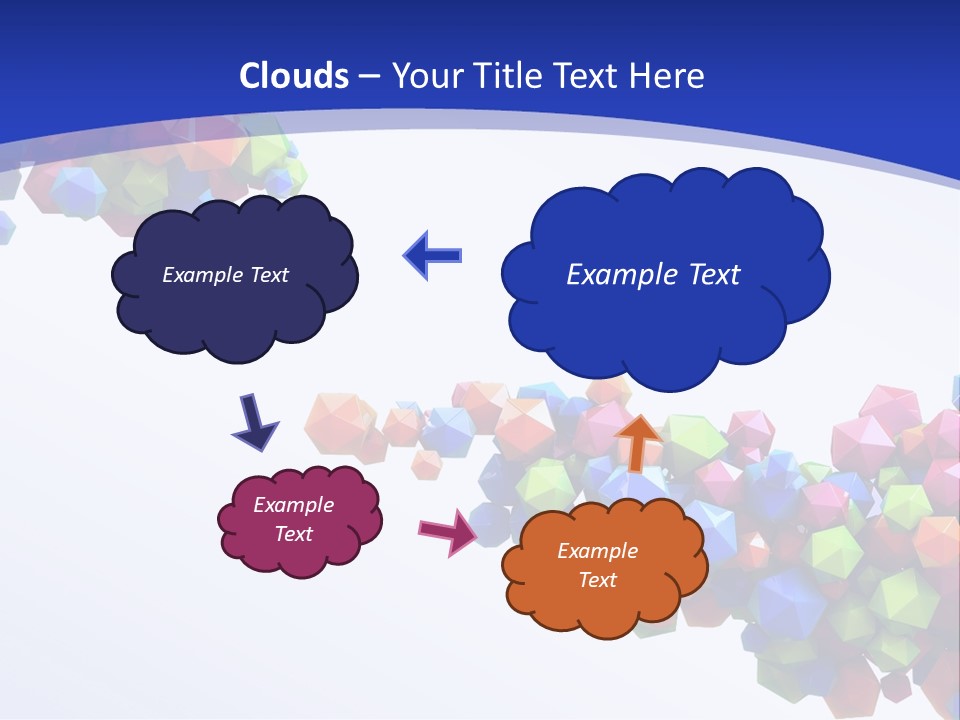 Blue Deep Graphic PowerPoint Template