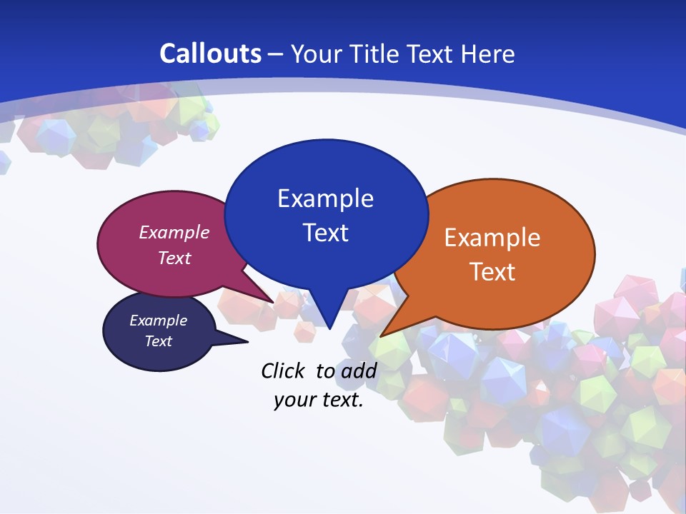 Blue Deep Graphic PowerPoint Template