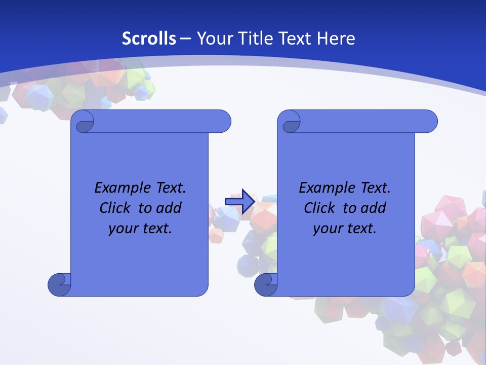 Blue Deep Graphic PowerPoint Template