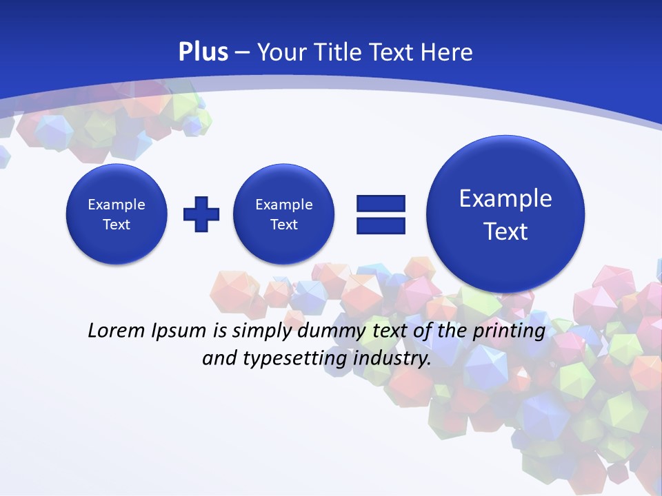 Blue Deep Graphic PowerPoint Template
