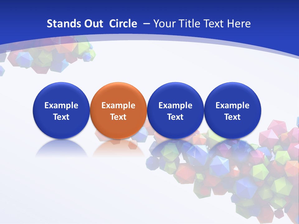 Blue Deep Graphic PowerPoint Template