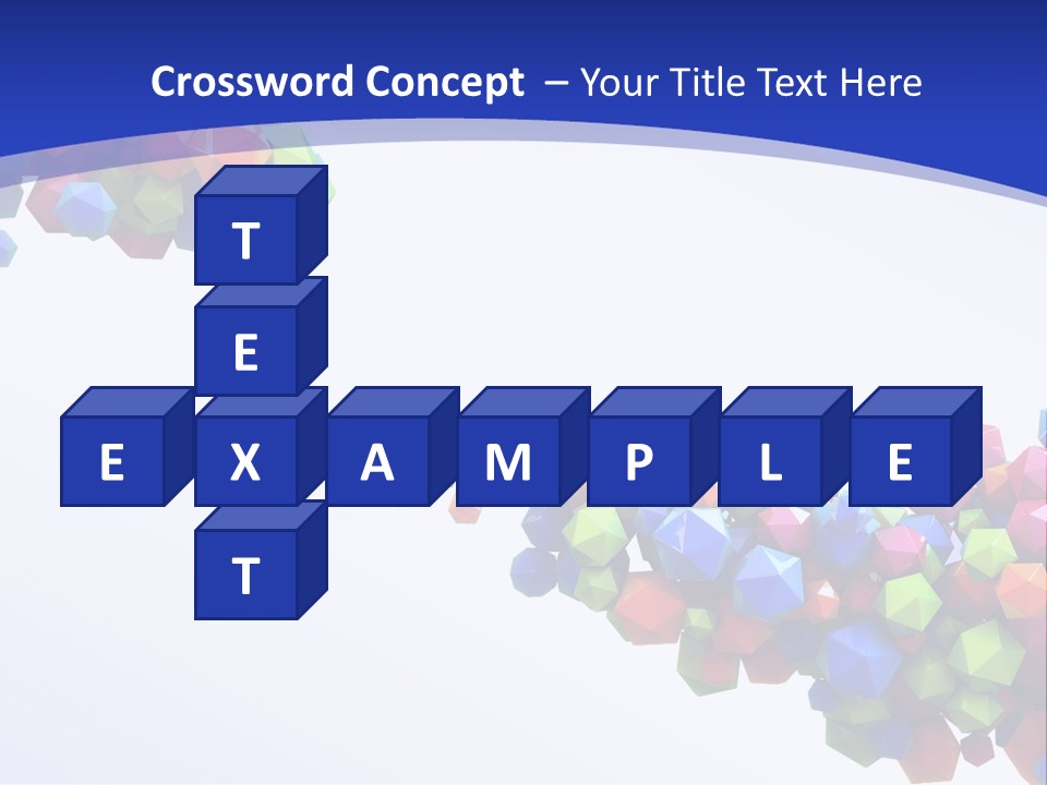Blue Deep Graphic PowerPoint Template