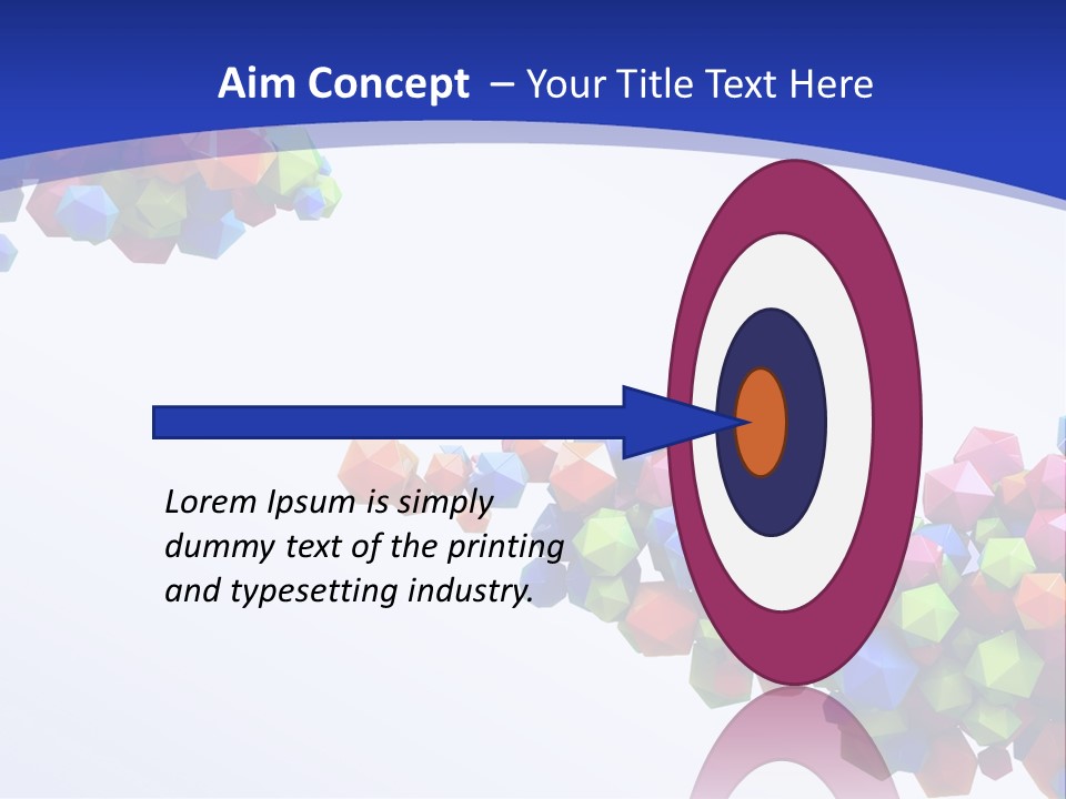 Blue Deep Graphic PowerPoint Template