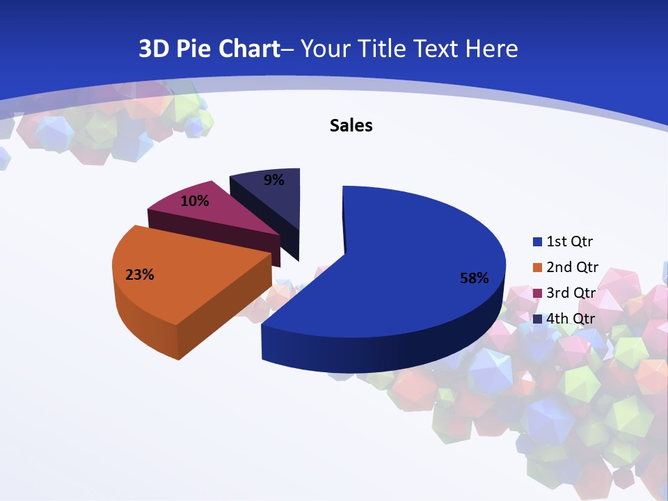 Blue Deep Graphic PowerPoint Template