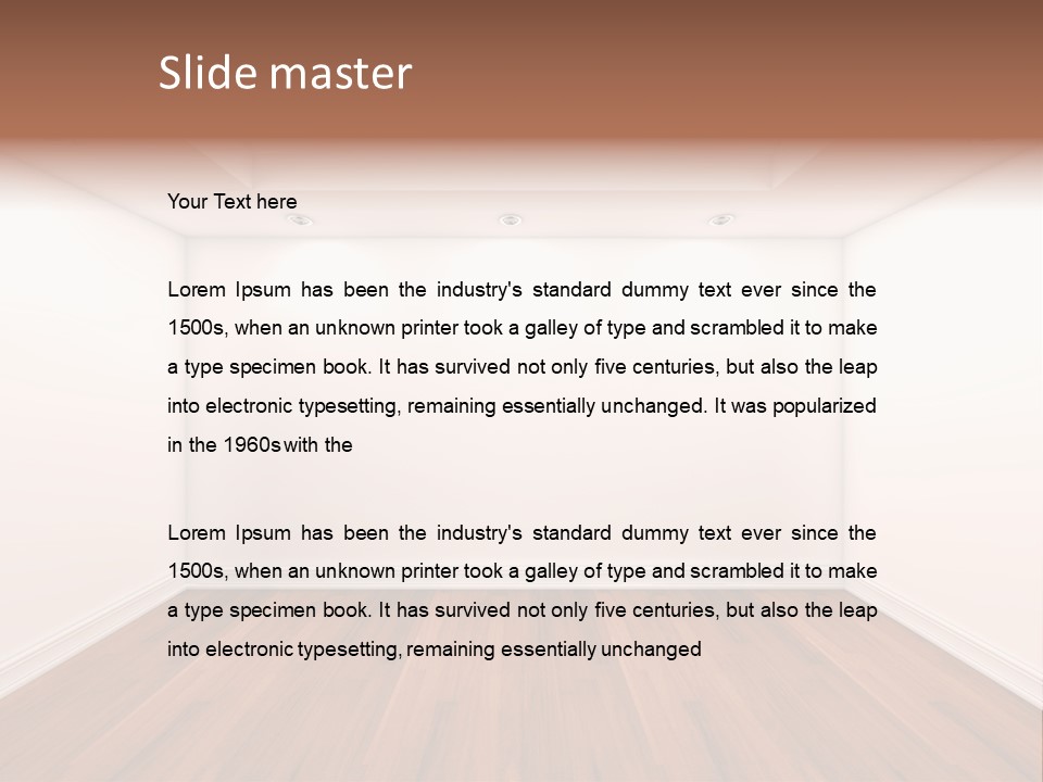 Design Simple White PowerPoint Template